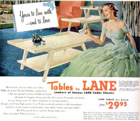 History Of Lane Furniture 1940 1957 Cause A Frockus Cause A